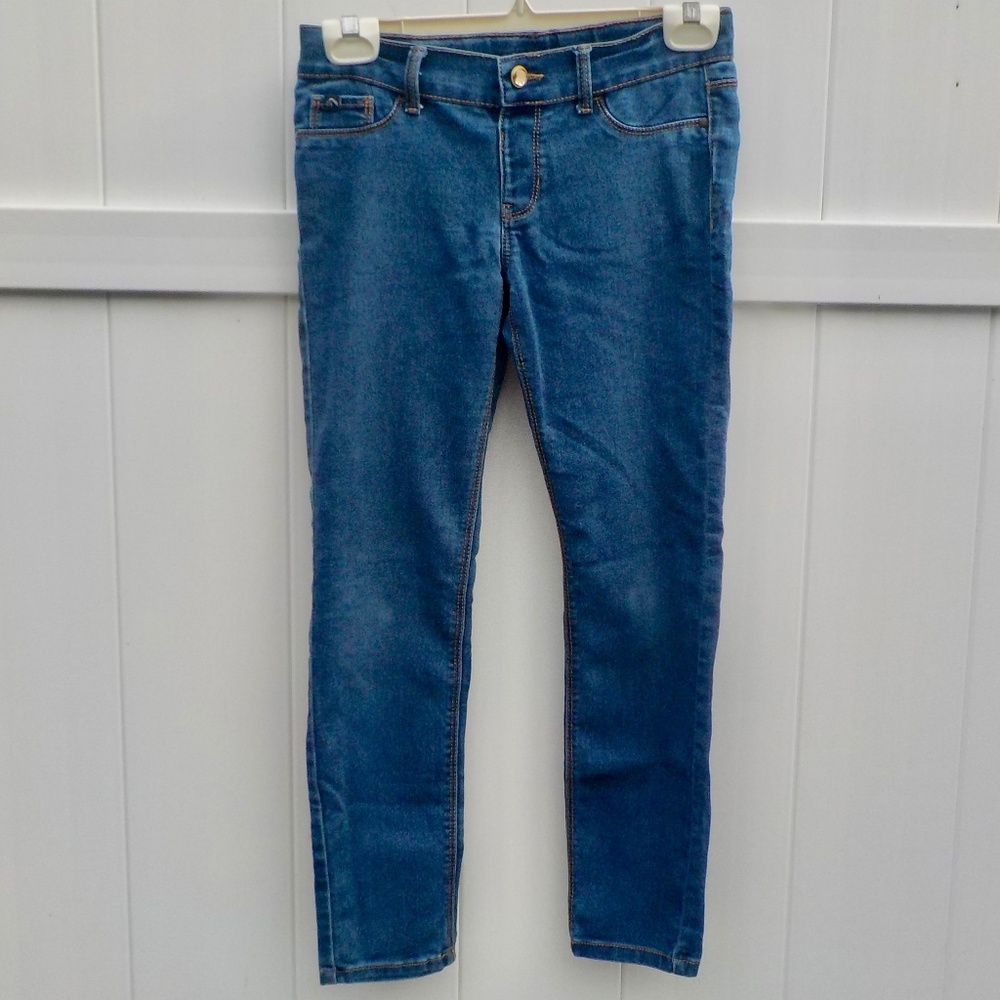 Jordache Jeggings Size 10 Regular with "Bling" Button